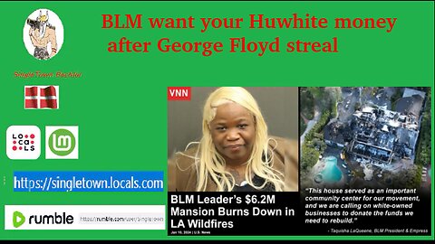 BLM want your Huwhite money after George Floyd streal