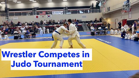 Wrestler Competes in Judo Tournament