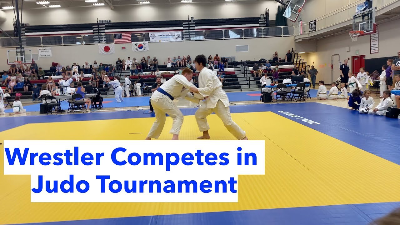 Wrestler Competes in Judo Tournament