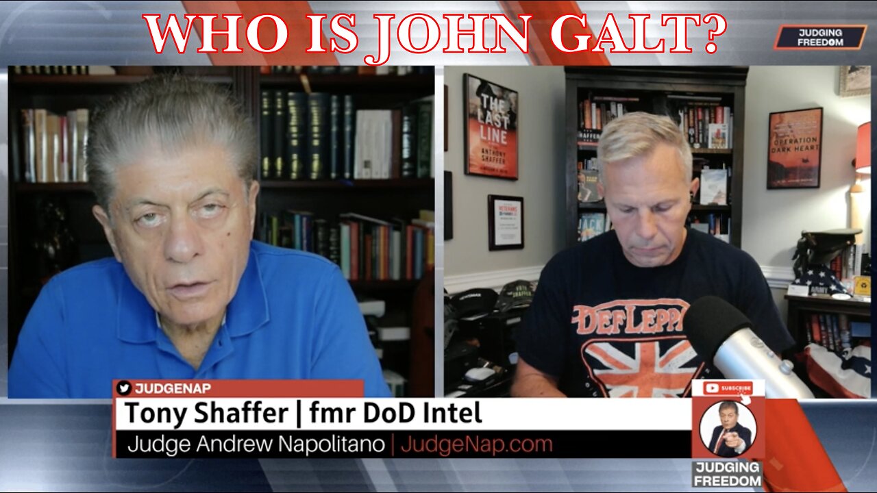 JUDGING FREEDOM W/ RET COL TONY SCHAFFER. TONY WEIGHS IN ON ISRAEL, IRAN, UKRAINE & MORE.