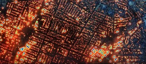 Aerial footage shows extensive damage left behind by Palisades wildfires