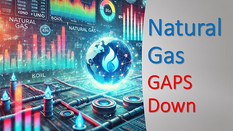 Natural Gas GAPS DOWN