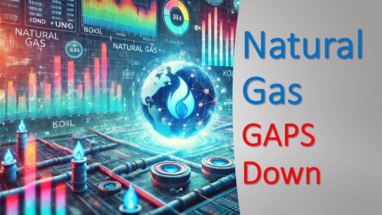 Natural Gas GAPS DOWN