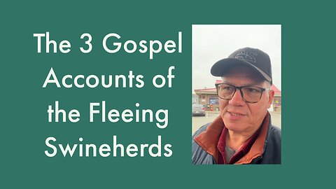 The 3 Gospel Accounts of the Fleeing Swineherds