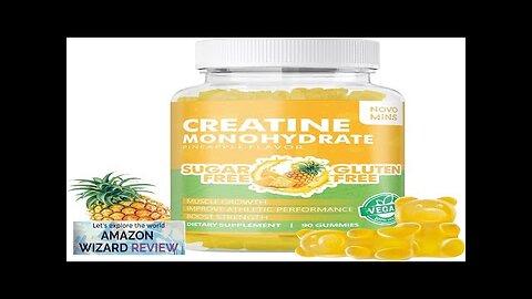 Creatine Monohydrate Gummies 5000mg for Men & Women Chewables Creatine Monohydrate Review