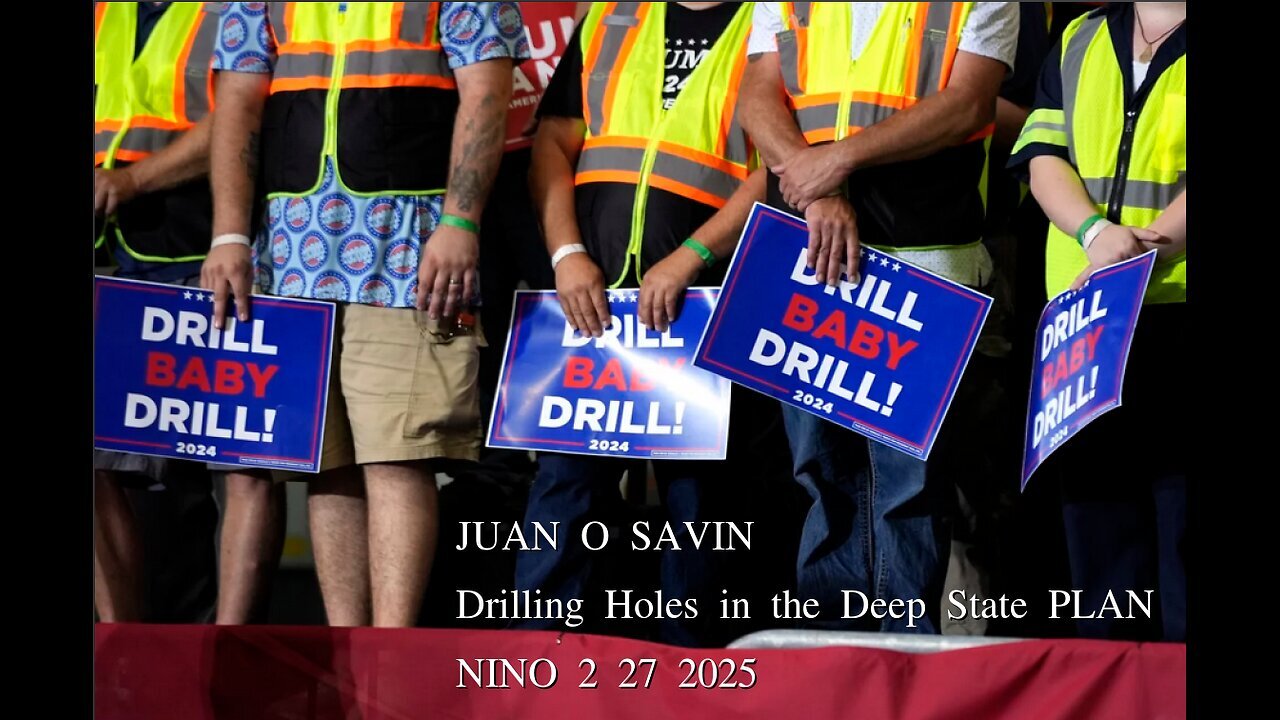 Juan O'Savin - Drilling Holes in the Deep State Plan - Nino Rodriguez 2 27 2025