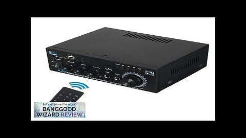 AK45 Power Amplifier bluetooth HiFi Digital Amplifier Max Power 90Wx2 Channel 2.0 Review