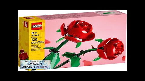 LEGO Roses Building Kit Artificial Flowers for Home Décor Unique Gift Review