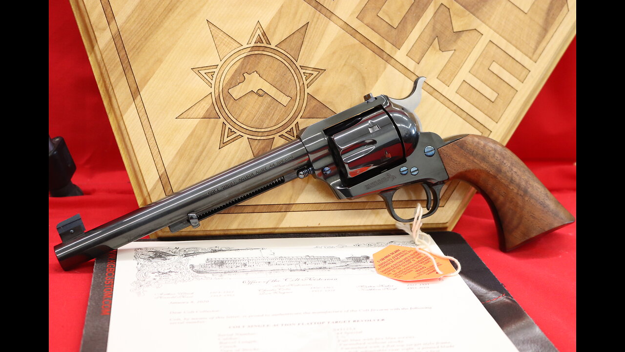 One-Off -- Richard Stoddard -- Colt Custom Shop -- Colt Single Action Army Flat Top Target 44 Spl