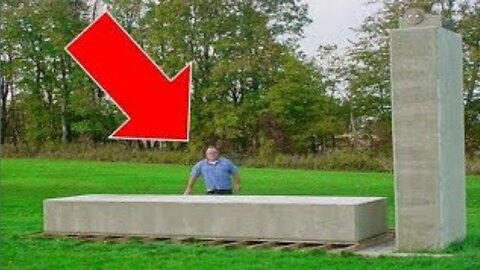 AMAZING VIDEO! Man Lifts 20 Ton Block By Hand?