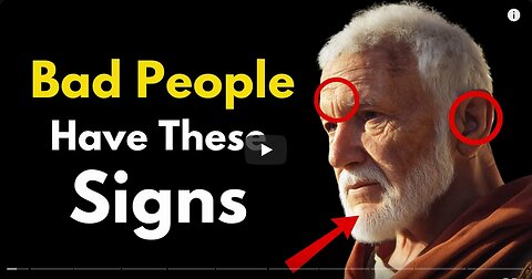 BEAWARE! 10 EVIDENT Signs that there is a EVIL person next to you _ Stoic P