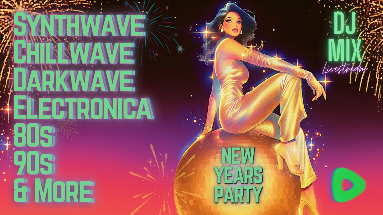 New Years Eve 2024 - Synthwave 80s 90s Electronica and more DJ MIX Livestream "Taking Requests"