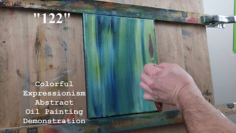 A Colorful Escape: The Process Behind My Abstract Oil Painting