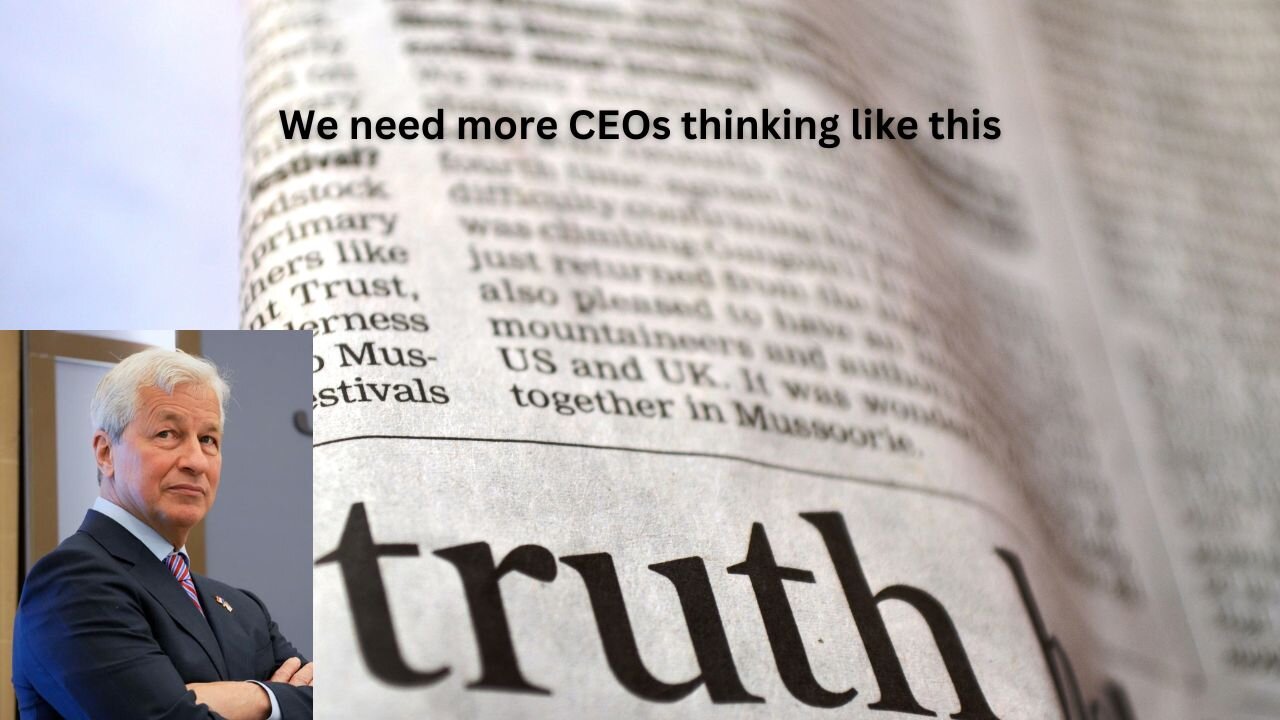 This Jamie Dimon Rant is some very salty truth that people should listen to