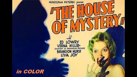 THE HOUSE OF MYSTERY 1934 in COLOR Zombie Ape Curse Follows Archeologist & Family FULL MOVIE