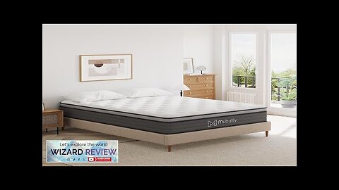 Full Mattress12 Inch Hybrid Mattress in a Box with Gel Memory FoamIndividually Review