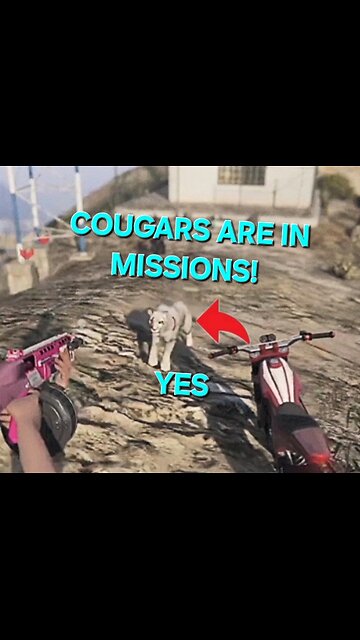 There's COUGARS In "Up and Running" Mission GTA Online! 🐆