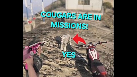 There's COUGARS In "Up and Running" Mission GTA Online! 🐆