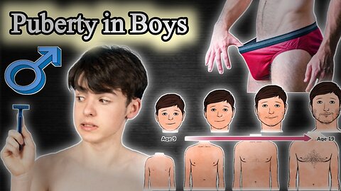 "Puberty in Boys: What Happens & Why? 🧬 #TeenHealth #GrowingUp"