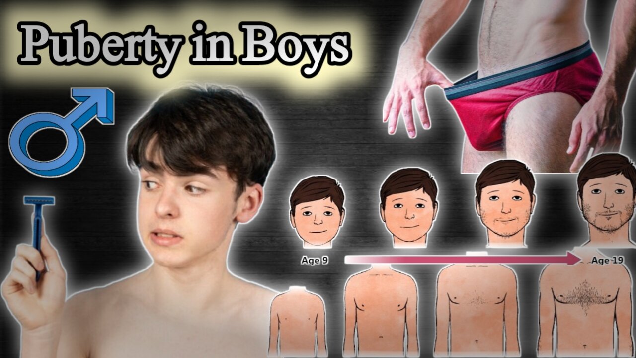 "Puberty in Boys: What Happens & Why? 🧬 #TeenHealth #GrowingUp"