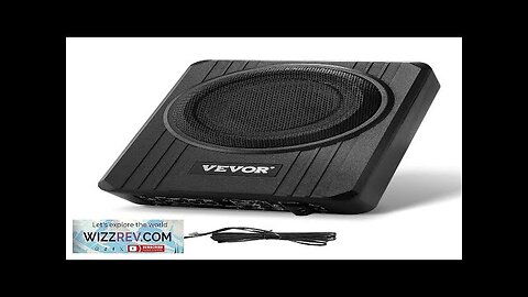 8" 400W Under Seat Car Subwoofer Slim Powered Car/Truck Subwoofer System Review