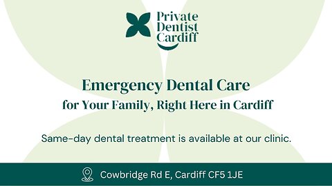 Emergency Dentist in Cardiff – Fast & Reliable Dental Care When You Need It