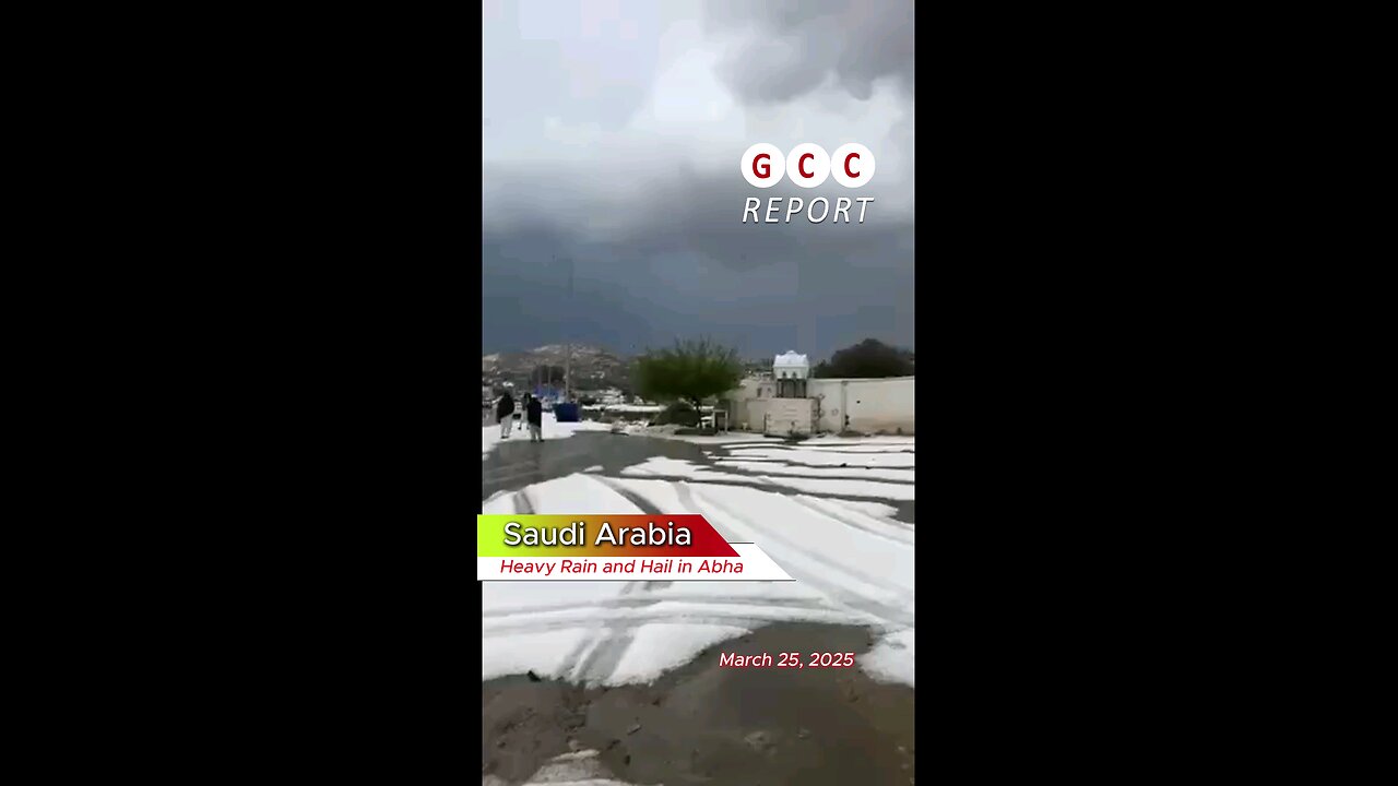 #SaudiArabia #rain #hail #weather #destruction #anomaly #climatecrisis #weather #climatechange