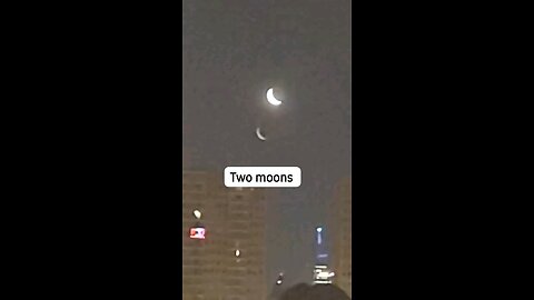 two moons was seen in West New York