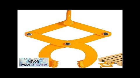 VEVOR Pallet Puller 1T Steel Single Scissor Yellow Clamp with 2205 LBS Review