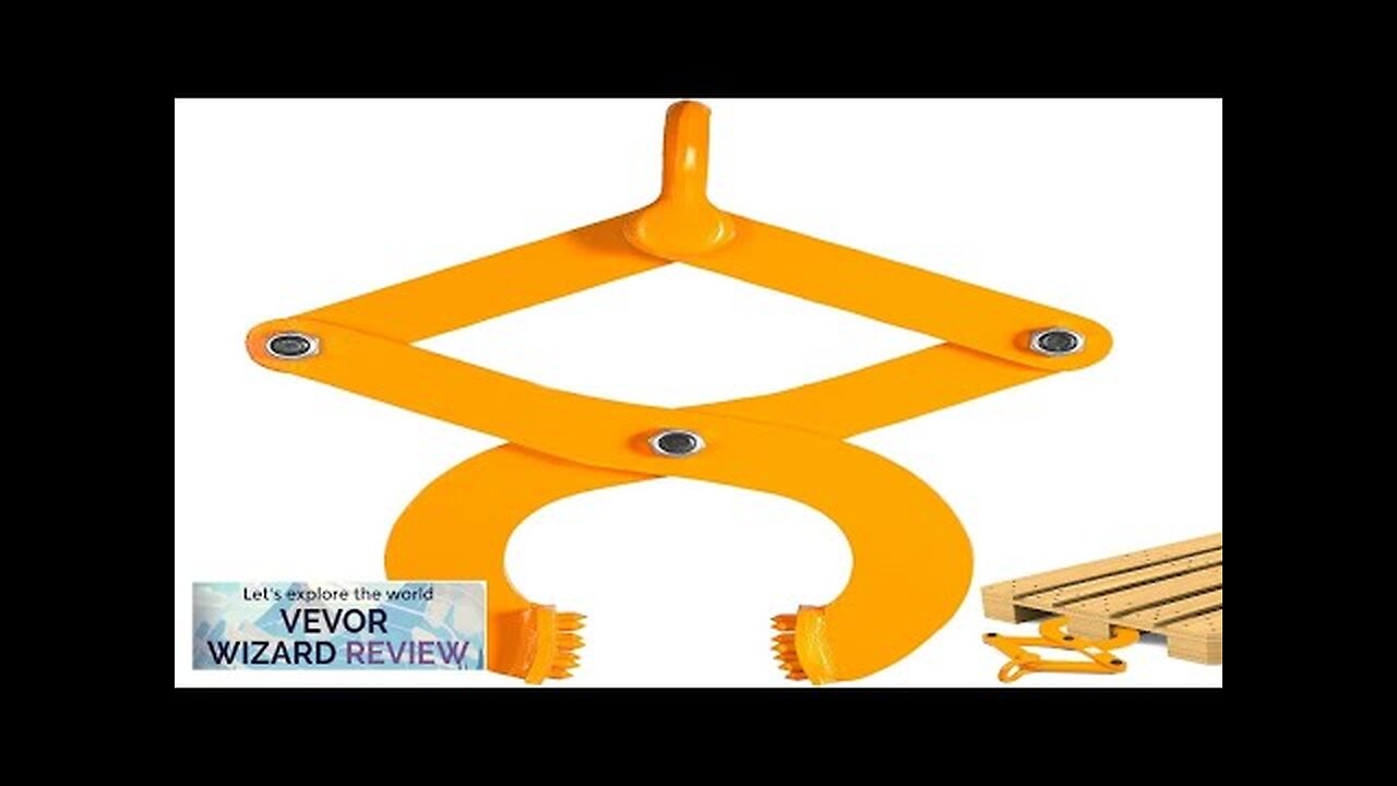 VEVOR Pallet Puller 1T Steel Single Scissor Yellow Clamp with 2205 LBS Review