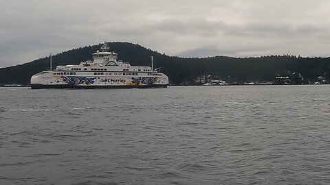 BC Ferries entering Active Pass