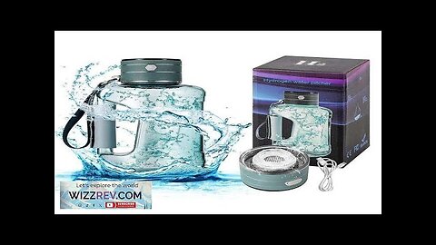 1.5L 2 In 1 Portable Hydrogen Water Bottle H2 Rich Water Kettle Review