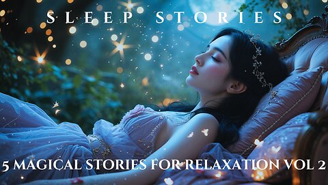 5 Magical Soothing Sleep Stories For A Calm Cozy Bedtime | With Storm Sounds