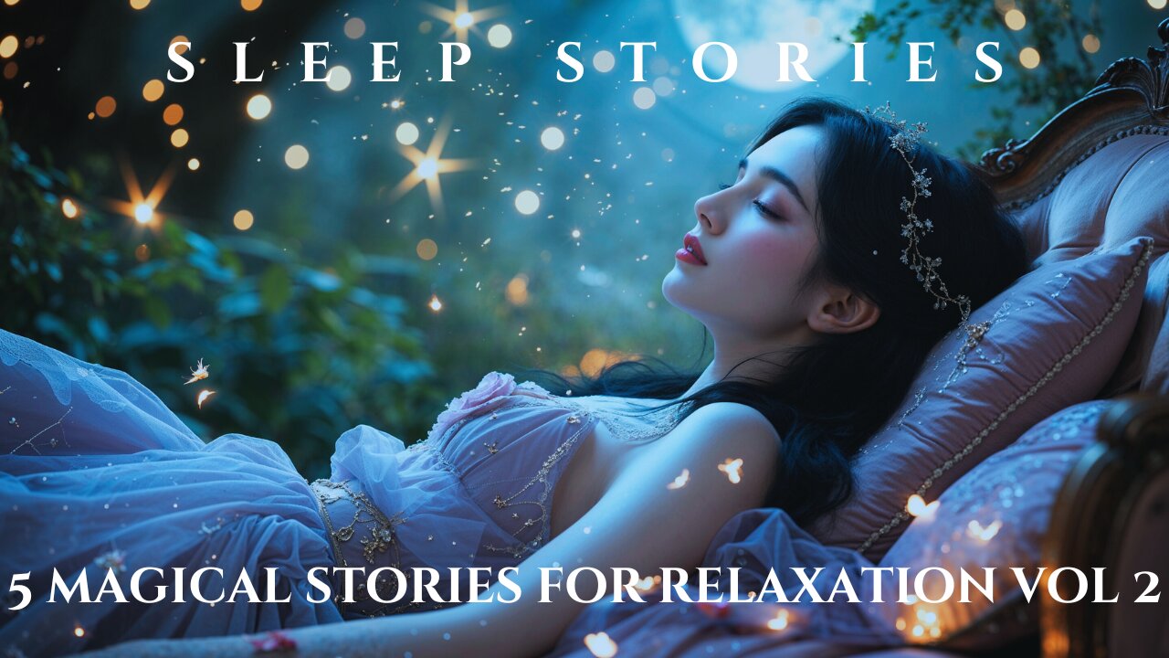 5 Magical Soothing Sleep Stories For A Calm Cozy Bedtime | With Storm Sounds