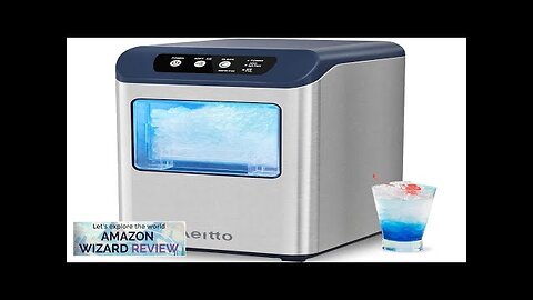 Aeitto Nugget Ice Maker Countertop 55 lbs/Day Chewable Ice Maker Rapid Ice Review