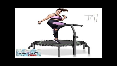 VEVOR 54.5" Mini Fitness Trampoline Adults Indoor Exercise Rebounder with Handle Review