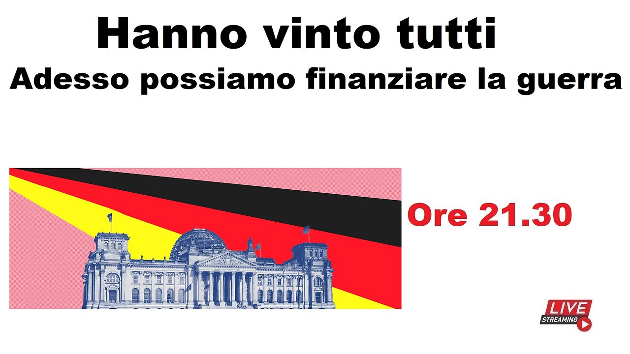 Hanno vinto tutti - Adesso possiamo finanziare la guerra