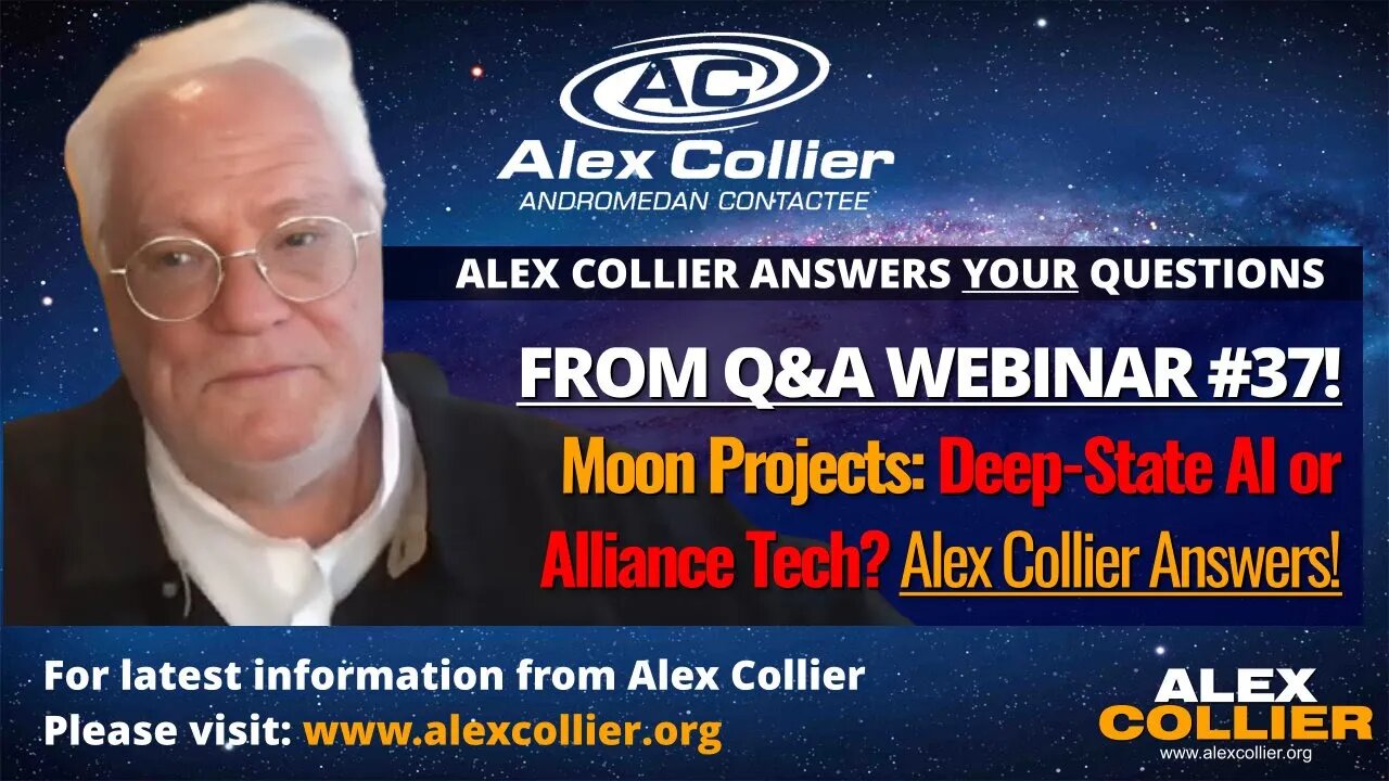 Moon Projects: Deep-State AI or Alliance Tech? Alex Collier Answers!