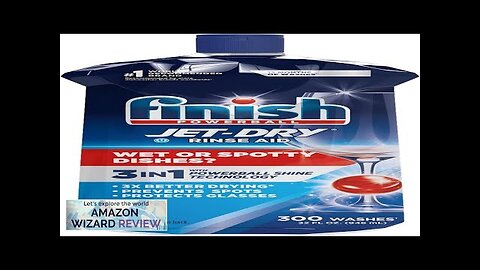 Finish Jet-Dry Liquid Rinse Aid Dishwasher Rinse Aid Drying Agent 32 Fl Review