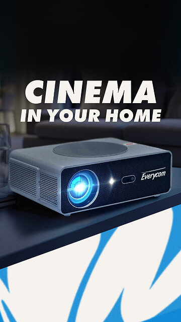 4K Android Projector with 1080P Full HD