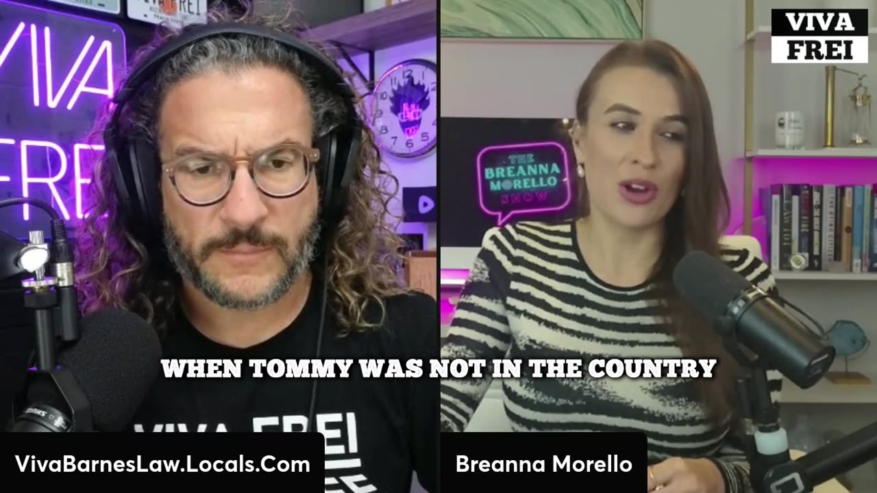 Tommy Robinson Warned the U.K. & Now He's in JAIL! Viva Frei & Breanna Morello