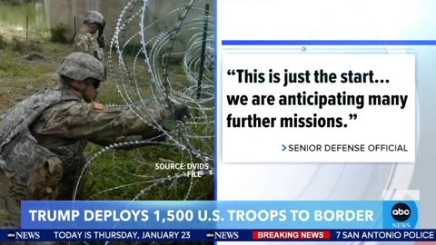 The 1,500 military troops deployed by President Trump to the border have arrived