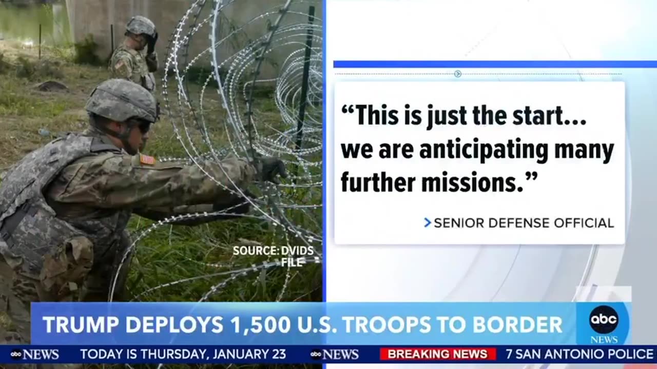 The 1,500 military troops deployed by President Trump to the border have arrived