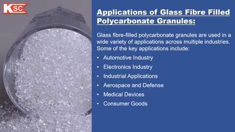 Glass Fibre Filled Polycarbonate Granules: The Next Evolution in High-Performance Materials