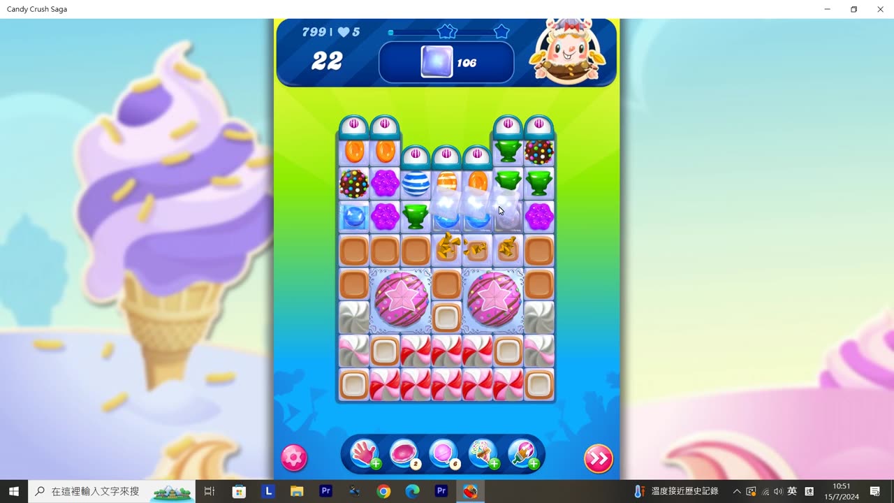Candy Crush Saga Record (Level 799)