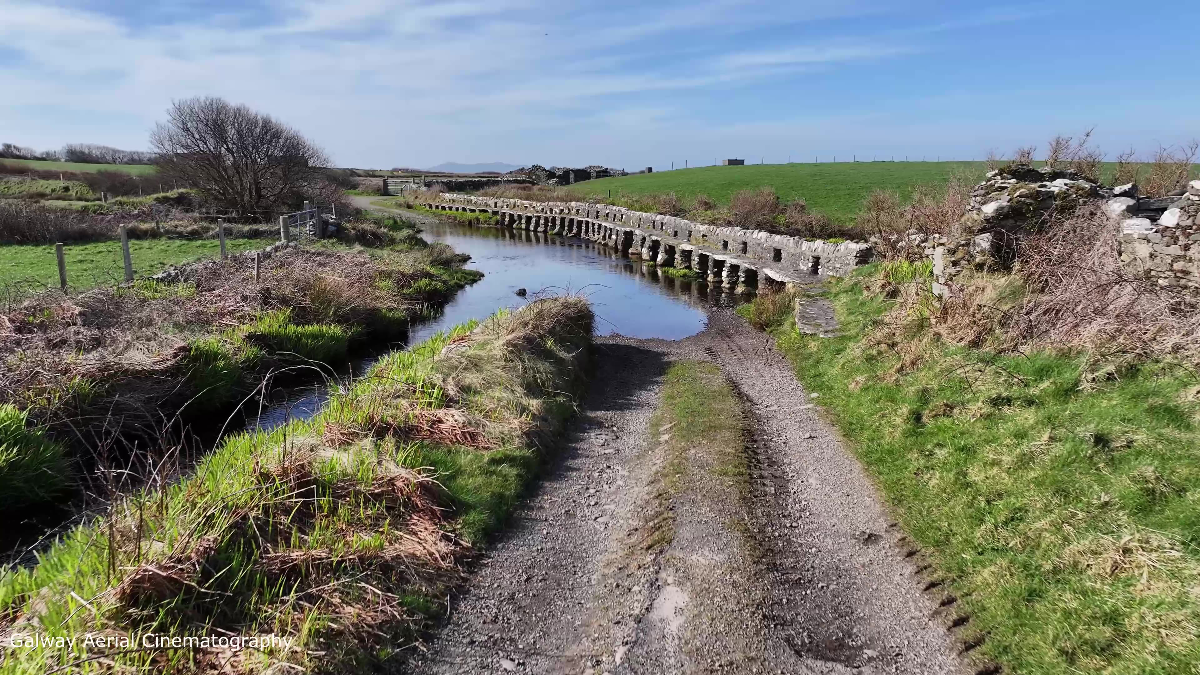 The Largest Complete Clapper Bridge In Ireland 1840s