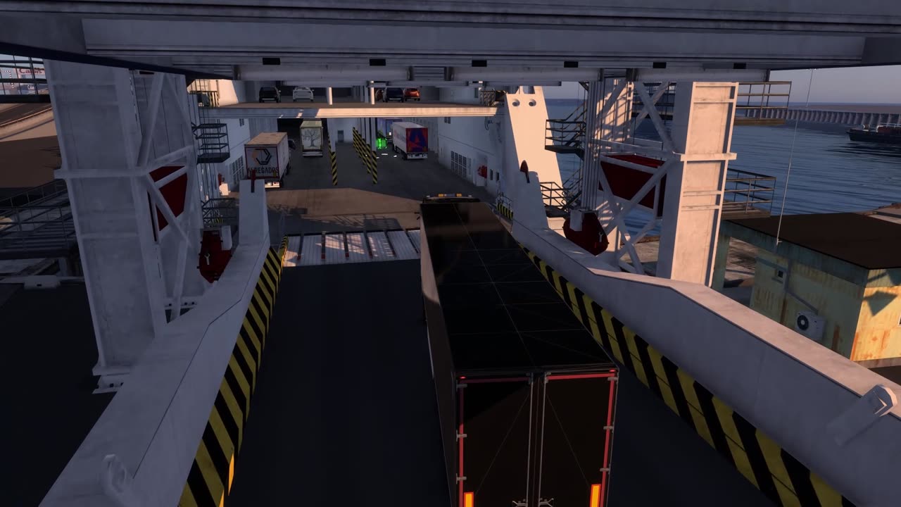 #ETS Euro Truck Simulator Taking the Ferry