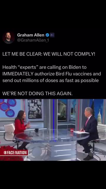 BIDEN URGED TO RUSH APPROVAL OF BIRD FLU SHOT TO SETUP TRUMP