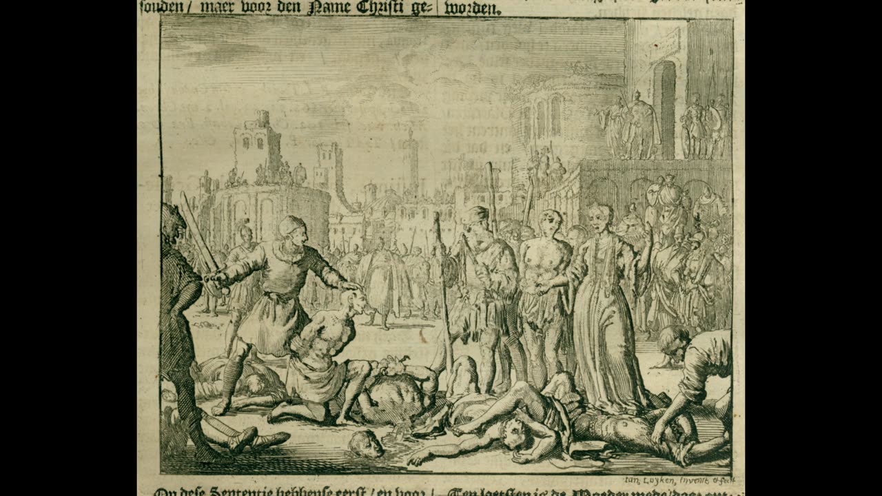 Audiobook of Martyr's Mirror Part 48: Martyrdom of Felicitas with her 7 Sons, AD164
