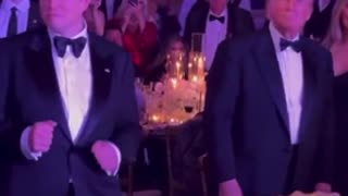 trump and elon do the trump dance on new years eve